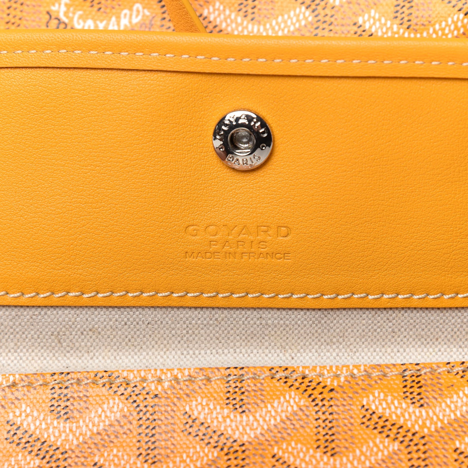 Goyard Goyardine Reversible Anjou PM Yellow 10 of 12