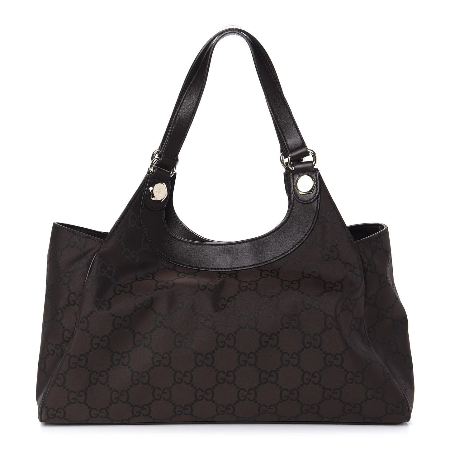 Monogram Charmy Shoulder Bag Brown