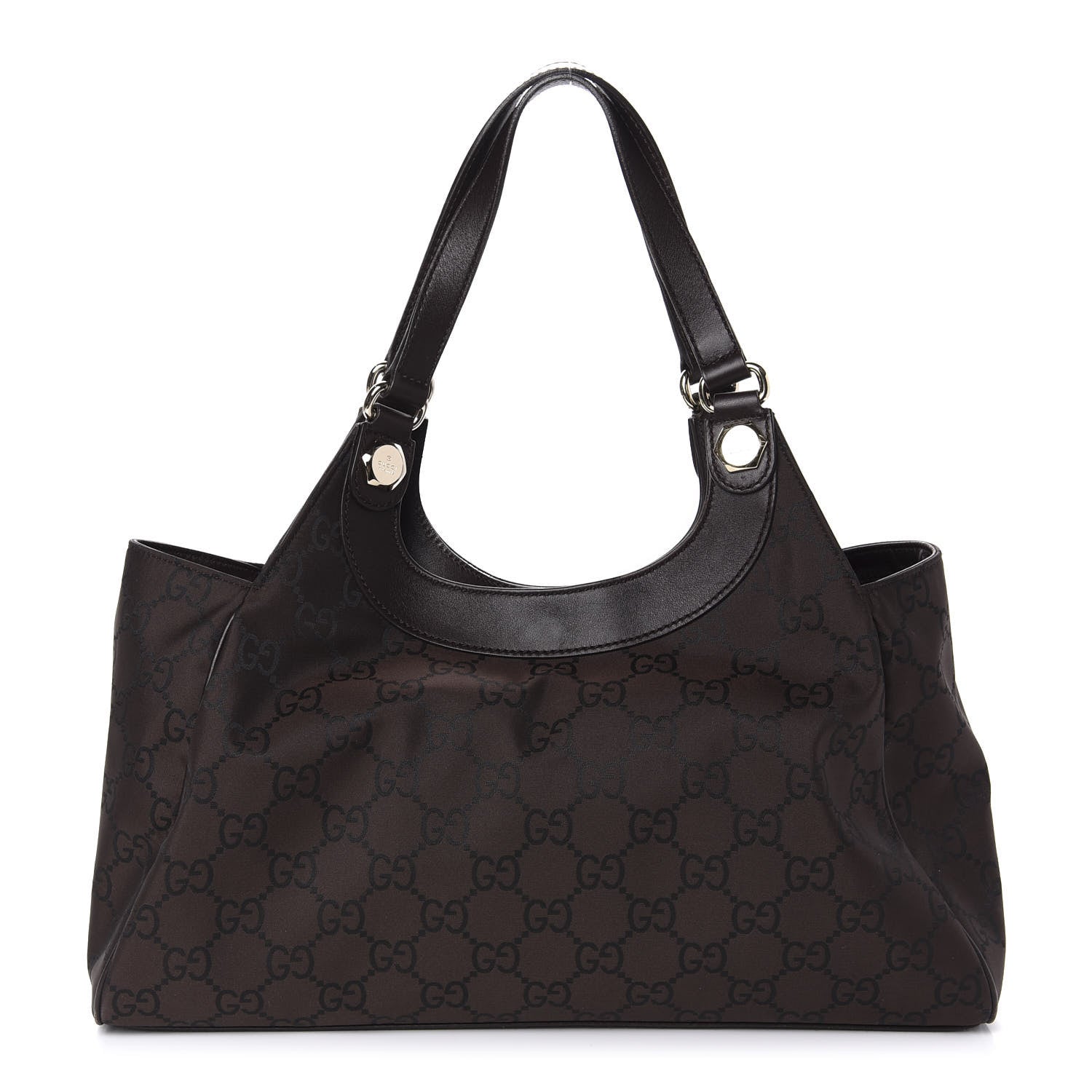 Gucci Monogram Charmy Shoulder Bag Brown 1 of 10