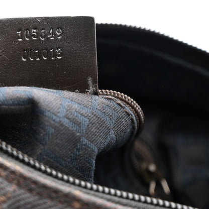Gucci Denim Monogram Small Hobo Dark Brown 7 of 12
