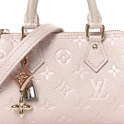 Louis Vuitton Empreinte Monogram Nano Speedy Snowy Pearl 7 of 9