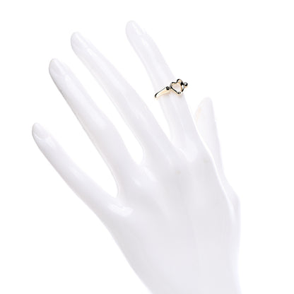 Tiffany 18K Yellow Gold Elsa Peretti Mini Open Heart Ring 47 4 2 of 6