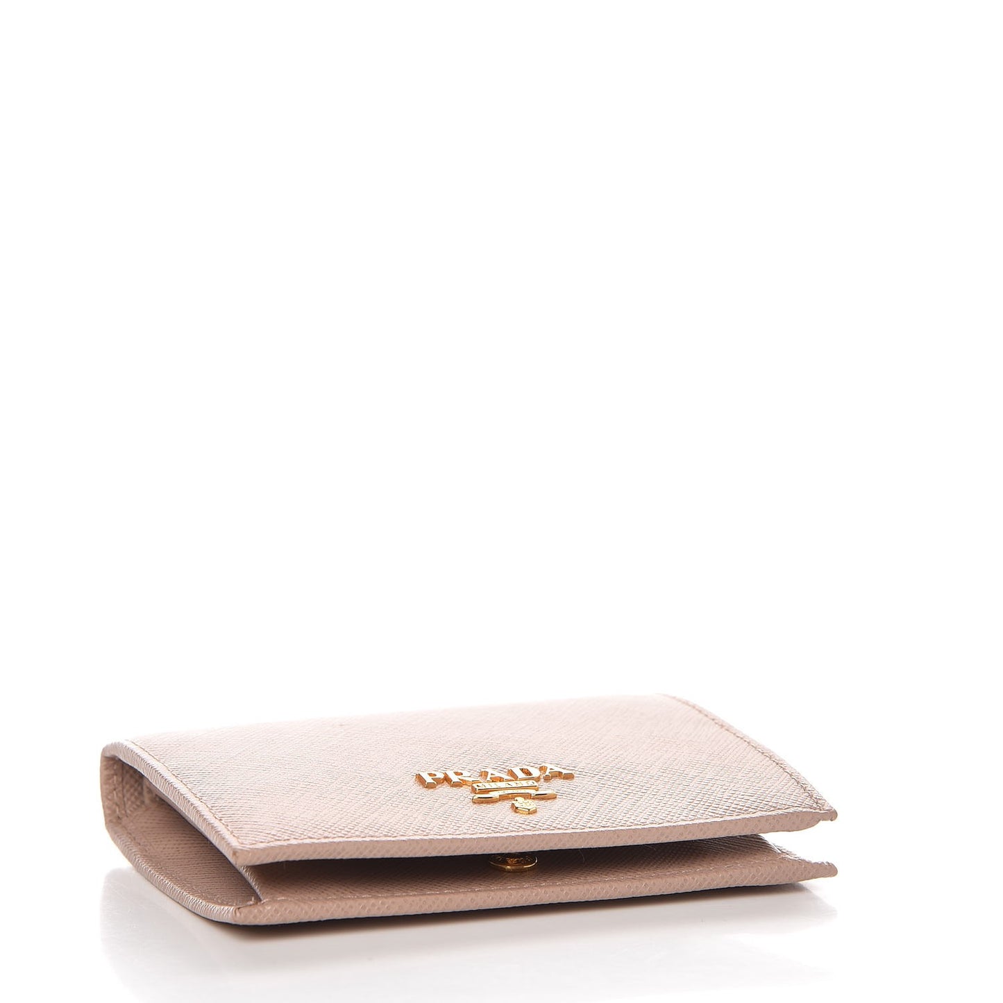 Saffiano Metal Bi-Fold Wallet Cammeo