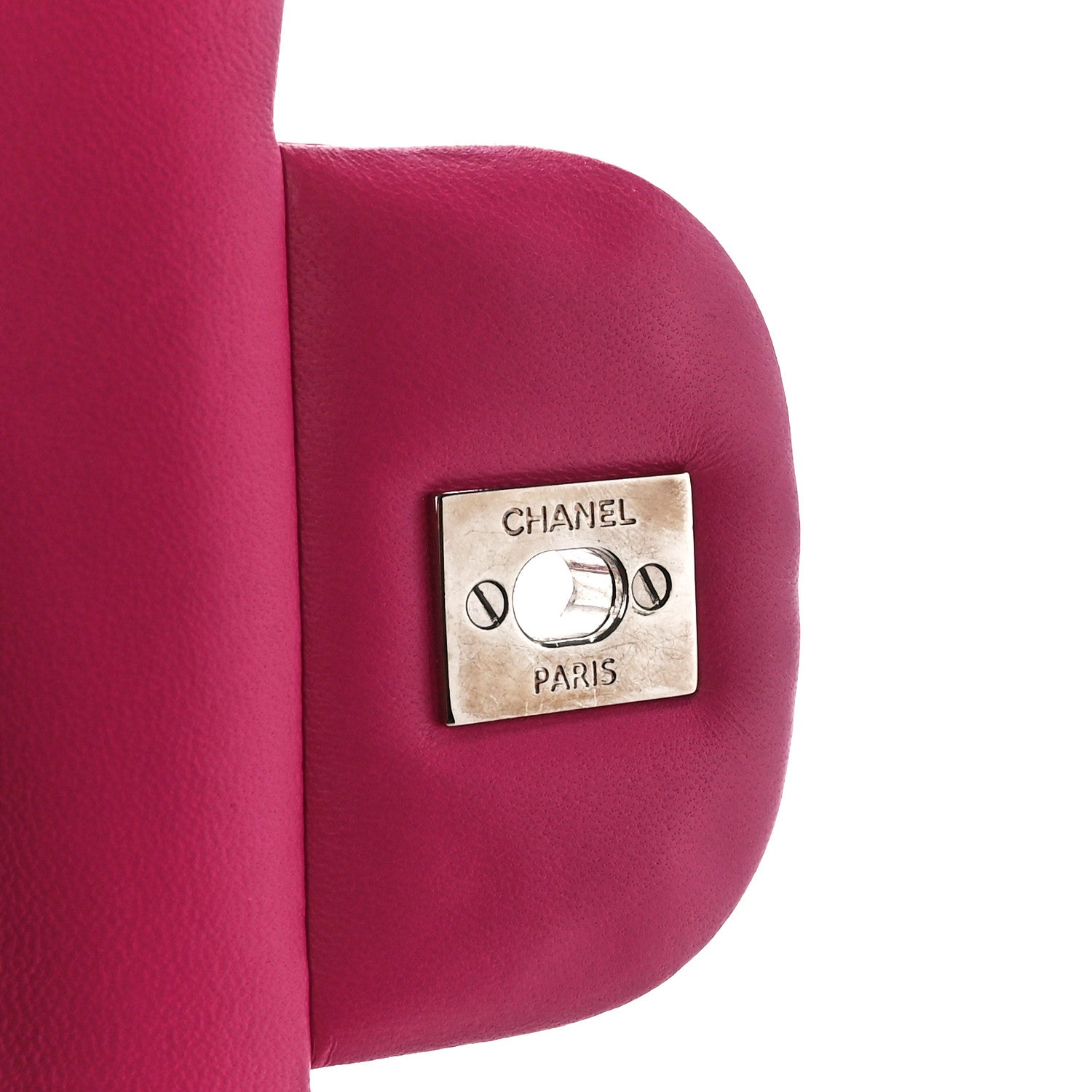 Chanel Patent Quilted Jumbo Double Flap Pink 7 of 12