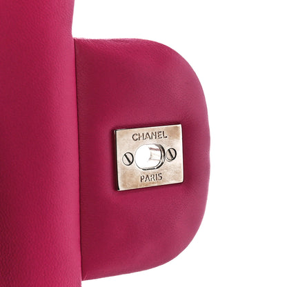 Chanel Patent Quilted Jumbo Double Flap Pink 7 of 12