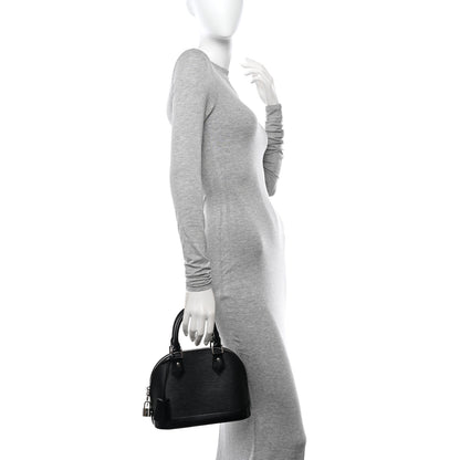 Louis Vuitton Epi Alma BB Black 2 of 13