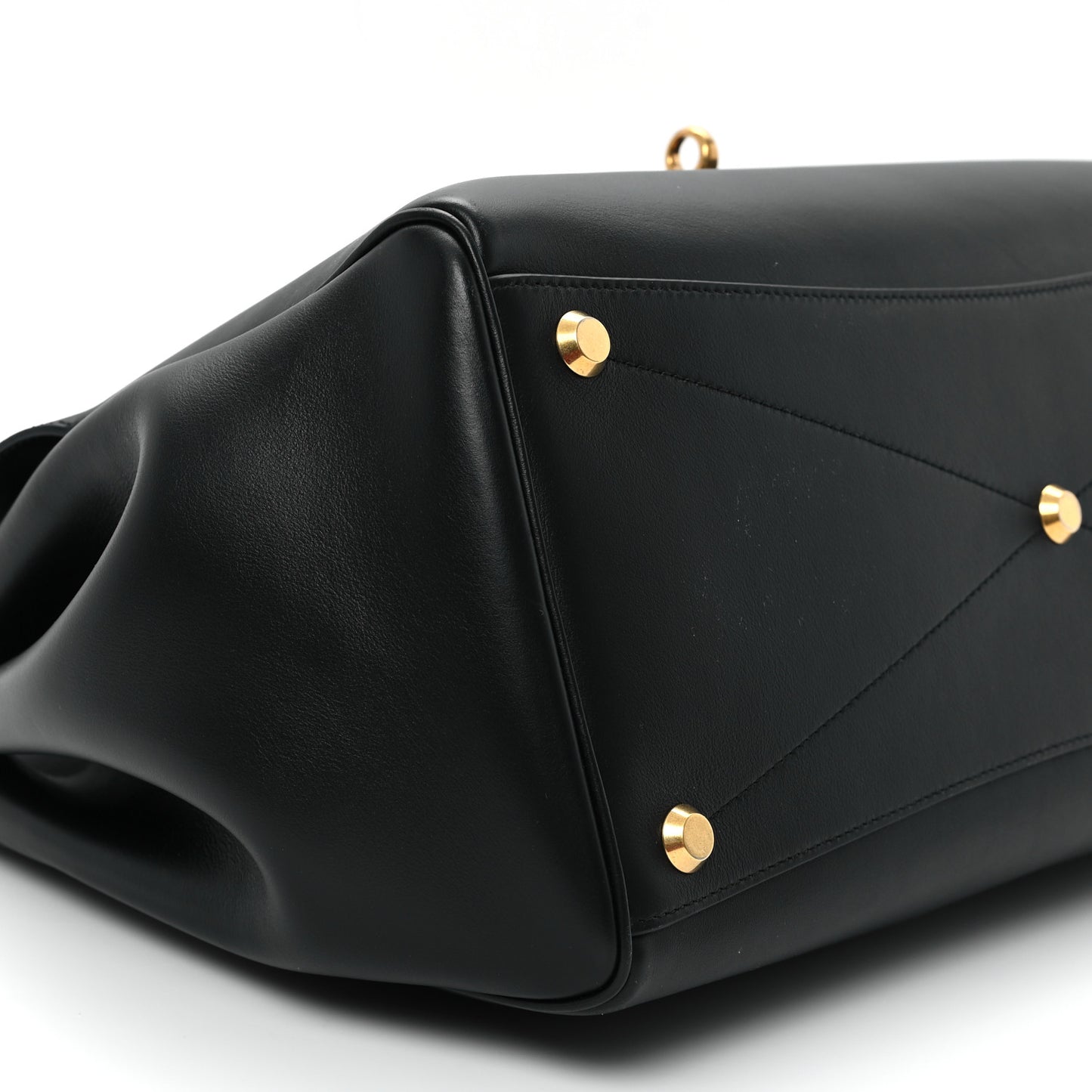 Smooth Calfskin Medium Bel Air Carry All Bag Black
