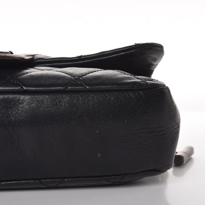 Chanel Calfskin Country Chic Flap Black 14 of 16