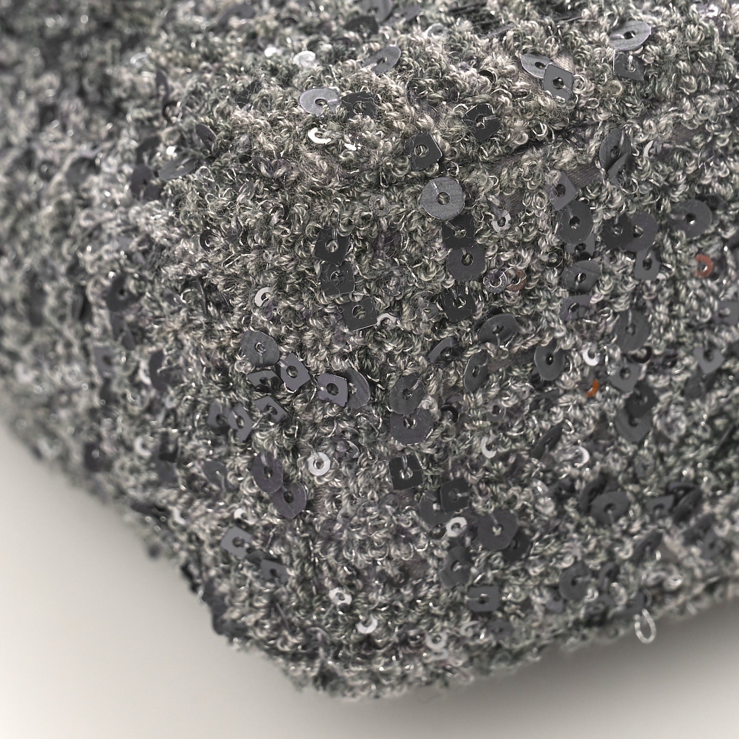 Sequin Small Single Flap Silver