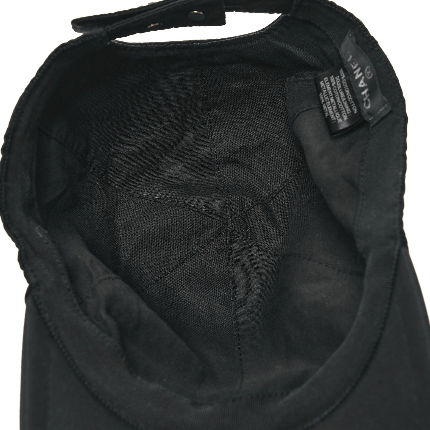 Cotton CC Cap Hat Black