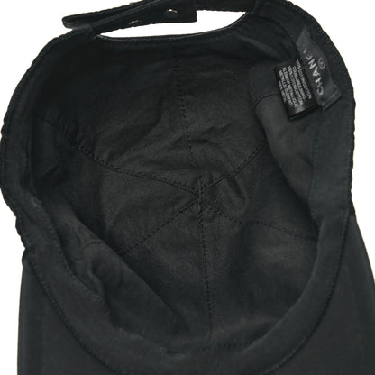 Chanel Cotton CC Cap Hat Black 7 of 9