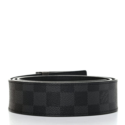 Louis Vuitton Damier Graphite Infini Neo Inventeur 40mm Reversible Belt 95 38 Black 2 of 4