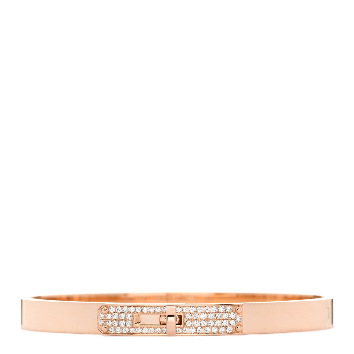 18K Rose Gold Diamond PM Kelly Pave Bracelet SH