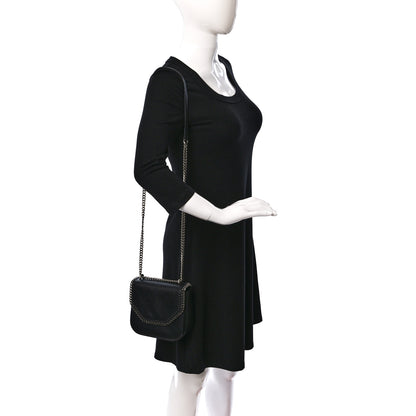 Stella McCartney Eco Alter Nappa Medium Falabella Box Shoulder Bag Black 2 of 10