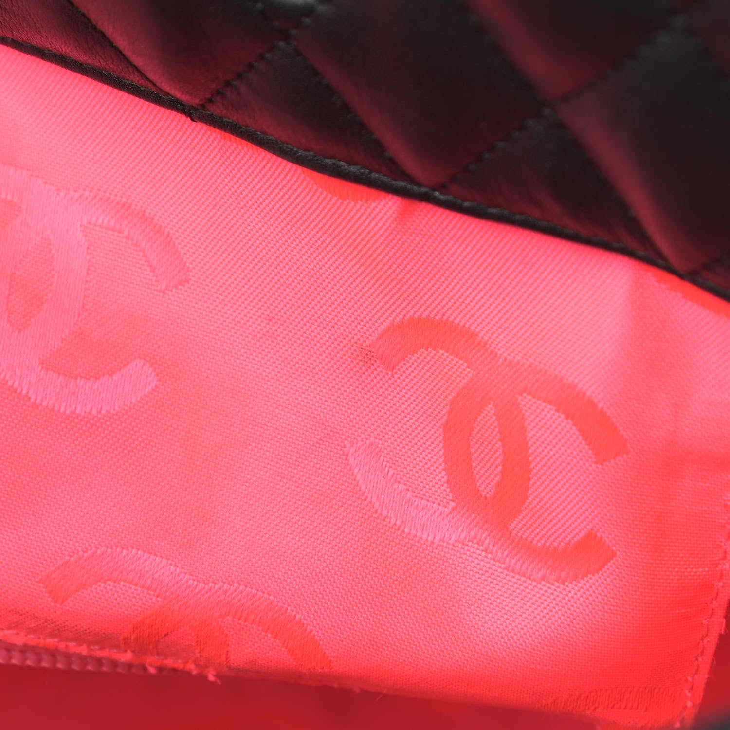 Chanel Calfskin Quilted Medium Cambon Tote Black White 12 of 26