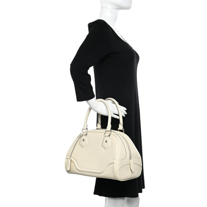 Louis Vuitton Epi Bowling Montaigne PM Ivory 2 of 10