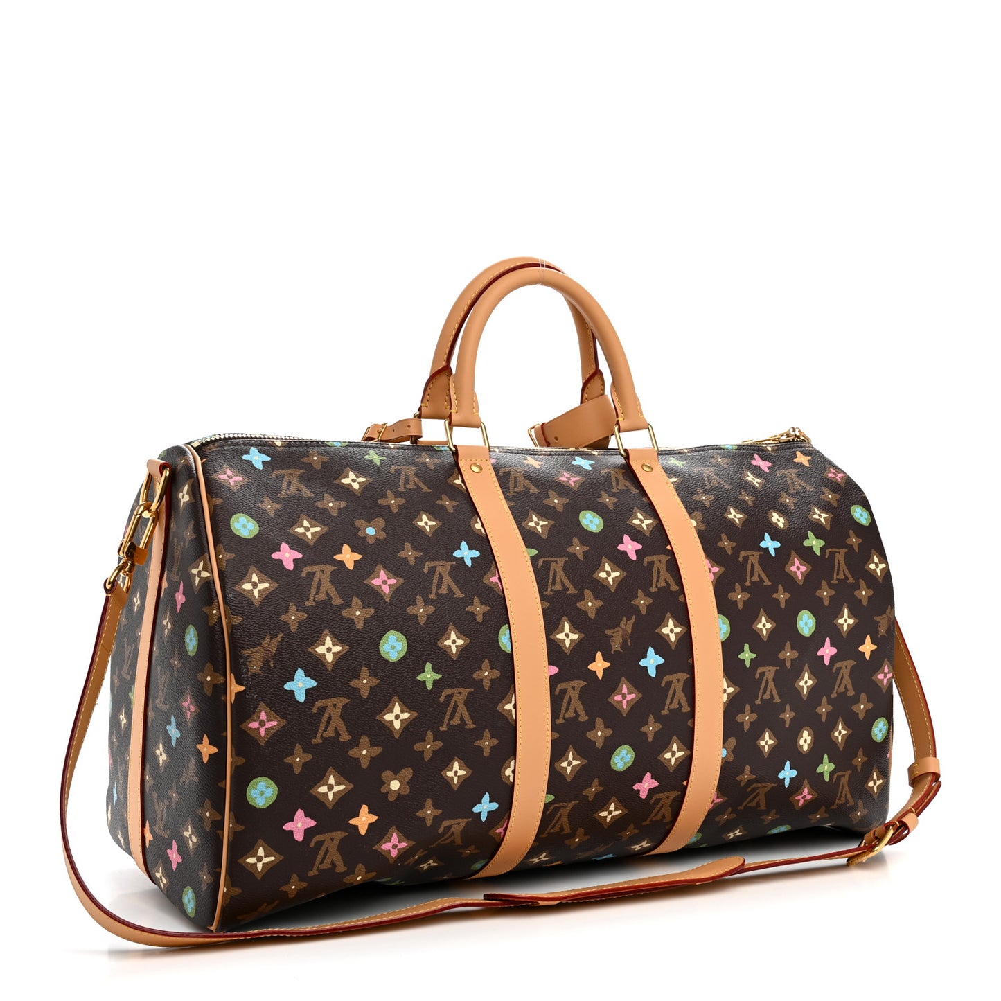 Monogram Craggy Keepall Bandouliere 50 Chocolate