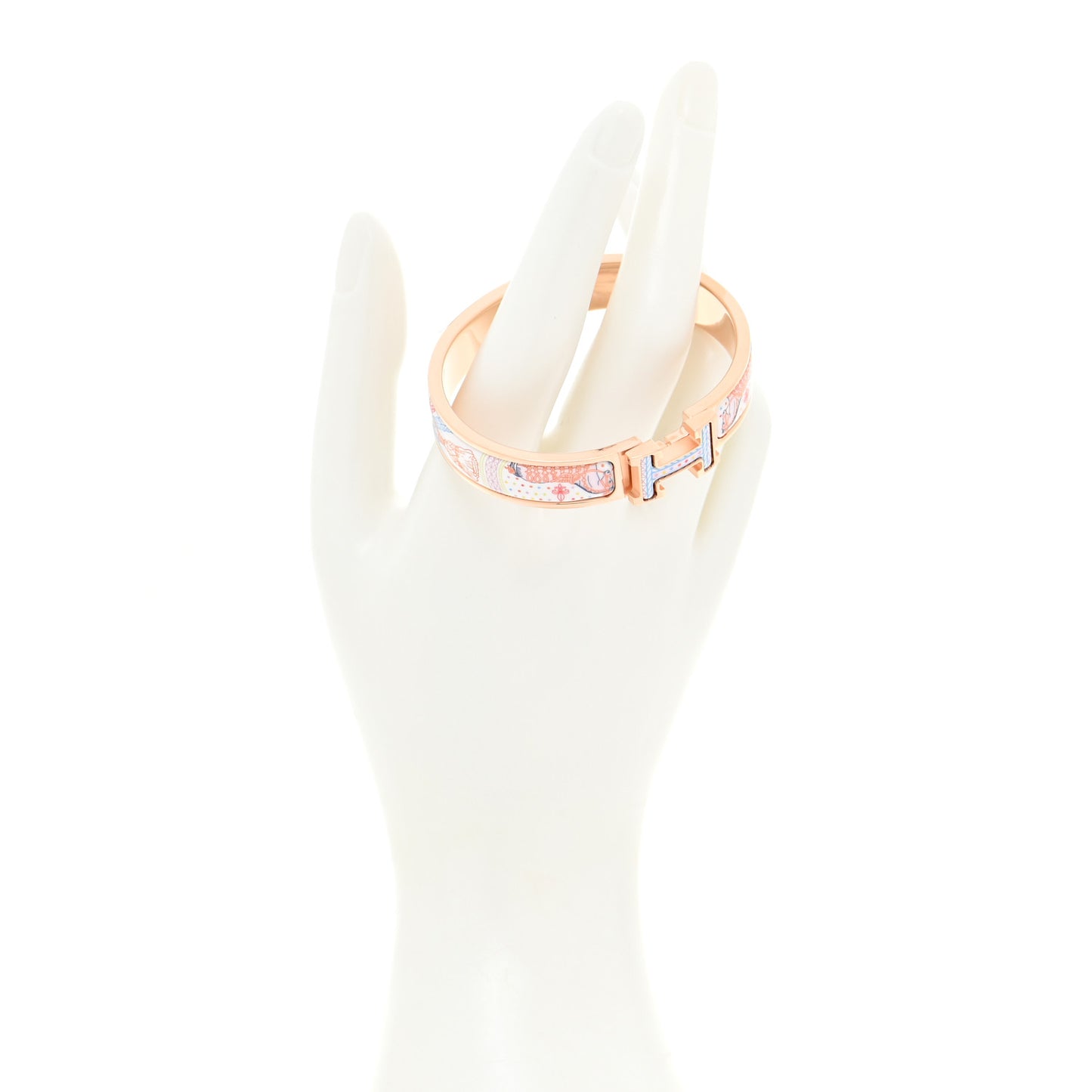Enamel Narrow Grand Apparat Remix Multico Clic Clac H Bracelet PM Pastel Acidule