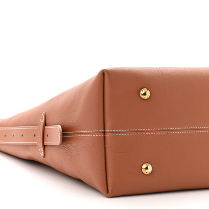 Louis Vuitton LOUIS VUITTON Grained Calfskin Low Key Hobo MM Cognac 8 of 9