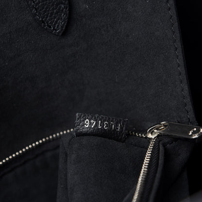 Louis Vuitton Calfskin Lockme Cabas Black 9 of 10