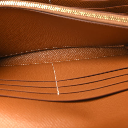 Hermes Epsom Kelly Longue Wallet Gold 6 of 9