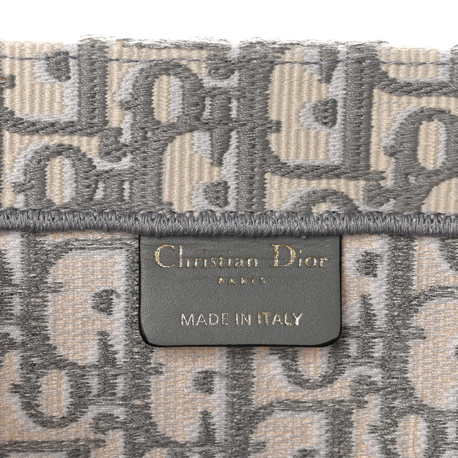 Christian Dior Oblique Large Book Tote Grey 6 of 10
