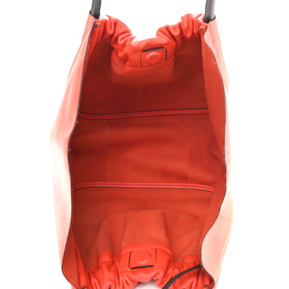 Proenza Schouler Calfskin Large Ruched Tote Red 6 of 9