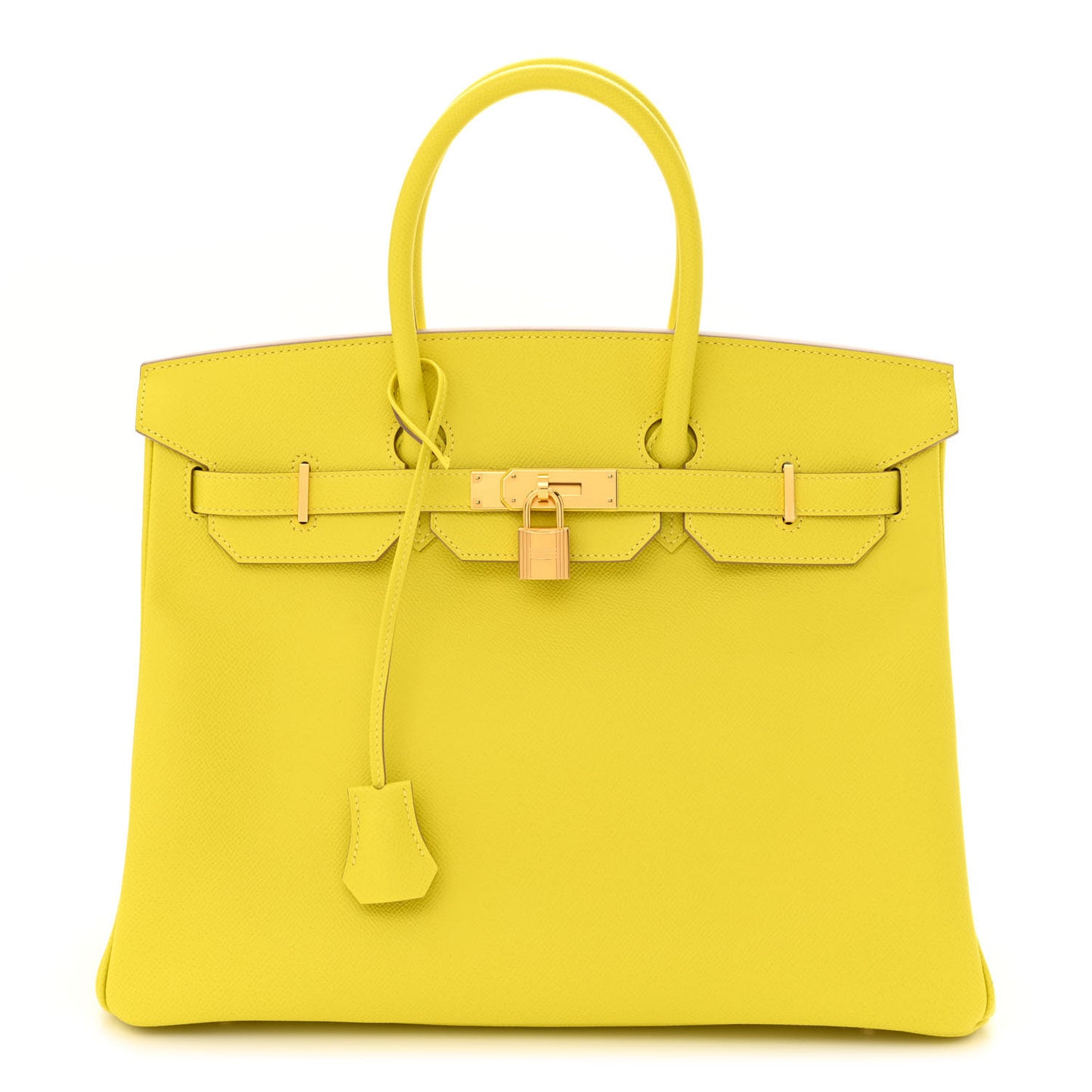 Epsom Birkin 35 Lime