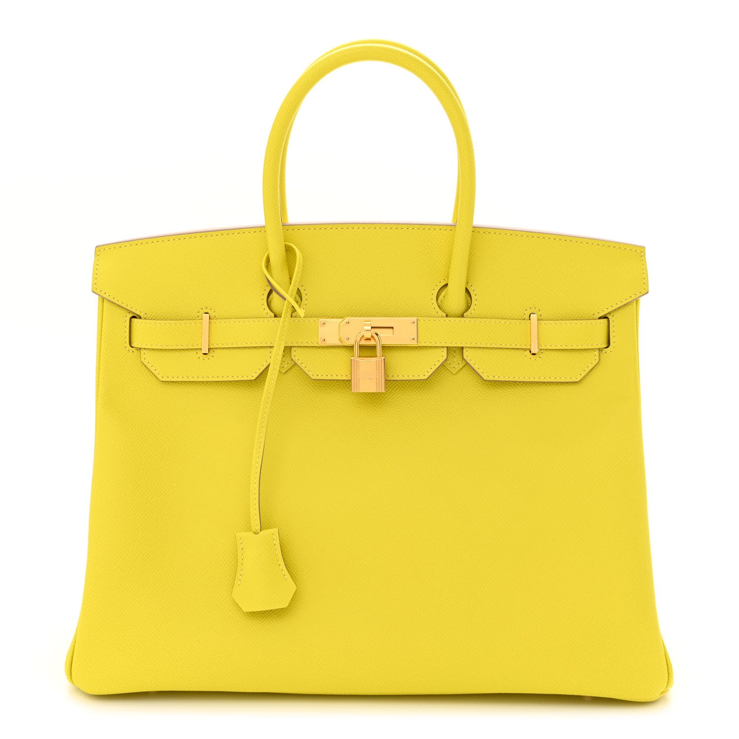 Hermes Epsom Birkin 35 Lime 1 of 13