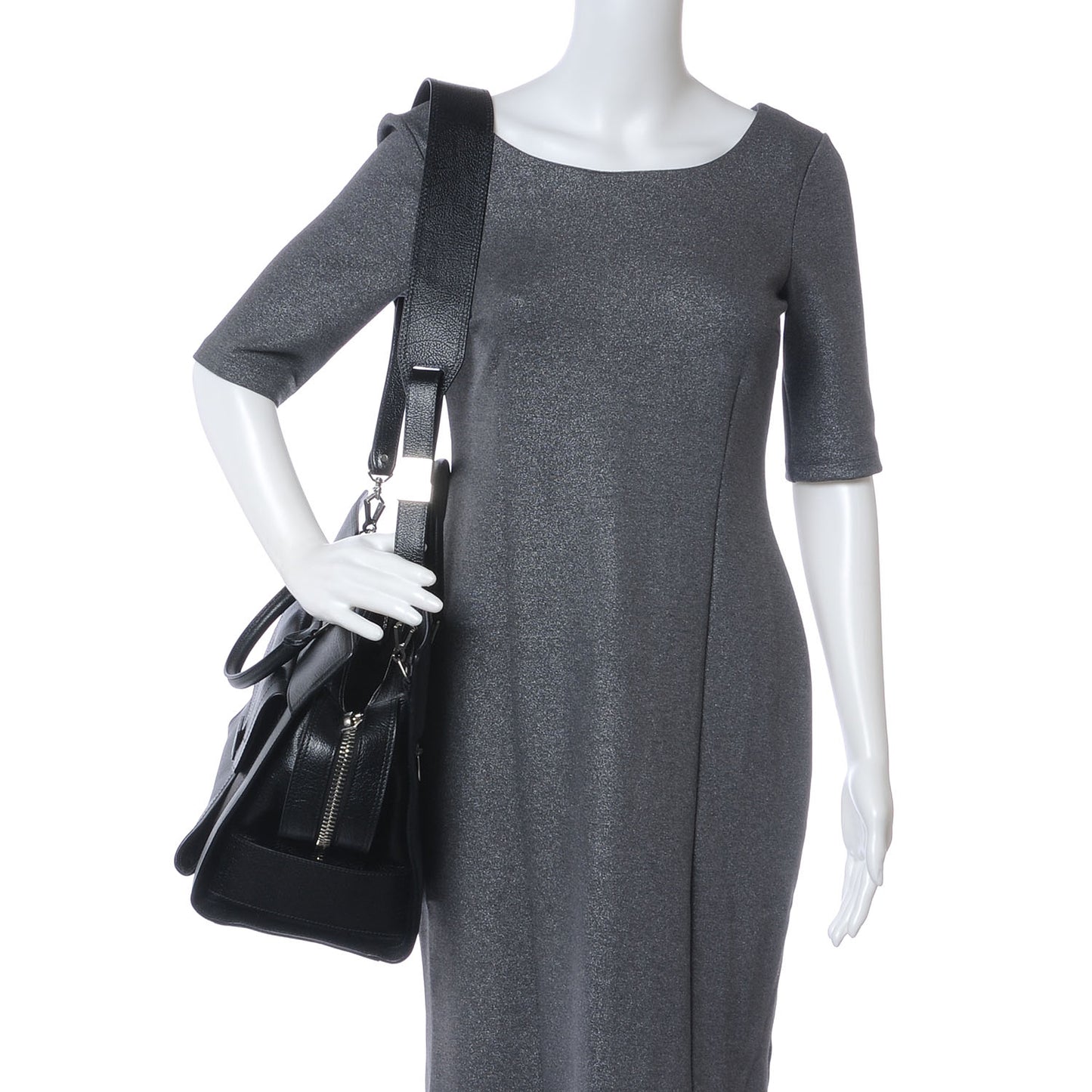 Leather PS13 Large Satchel Black