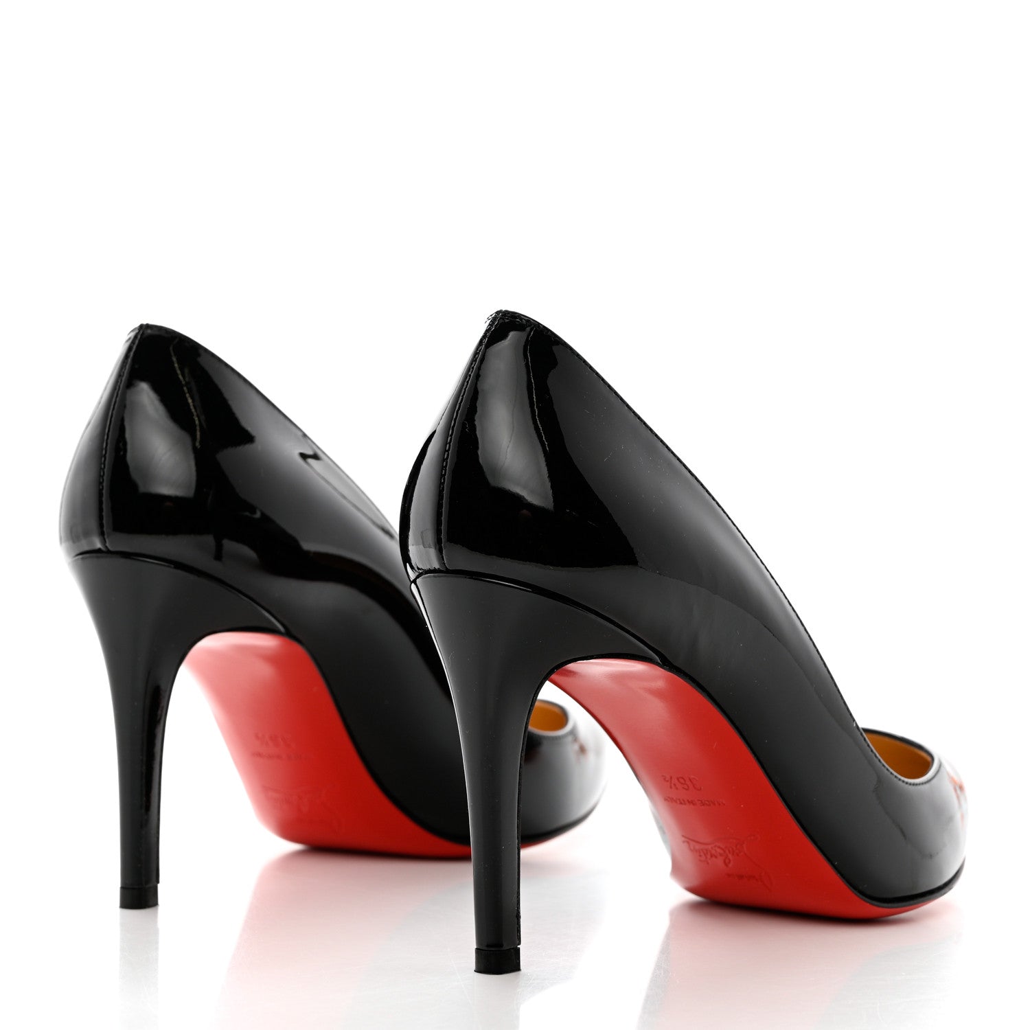 Christian Louboutin Patent Pigalle 85 Pumps 36.5 Black 4 of 8