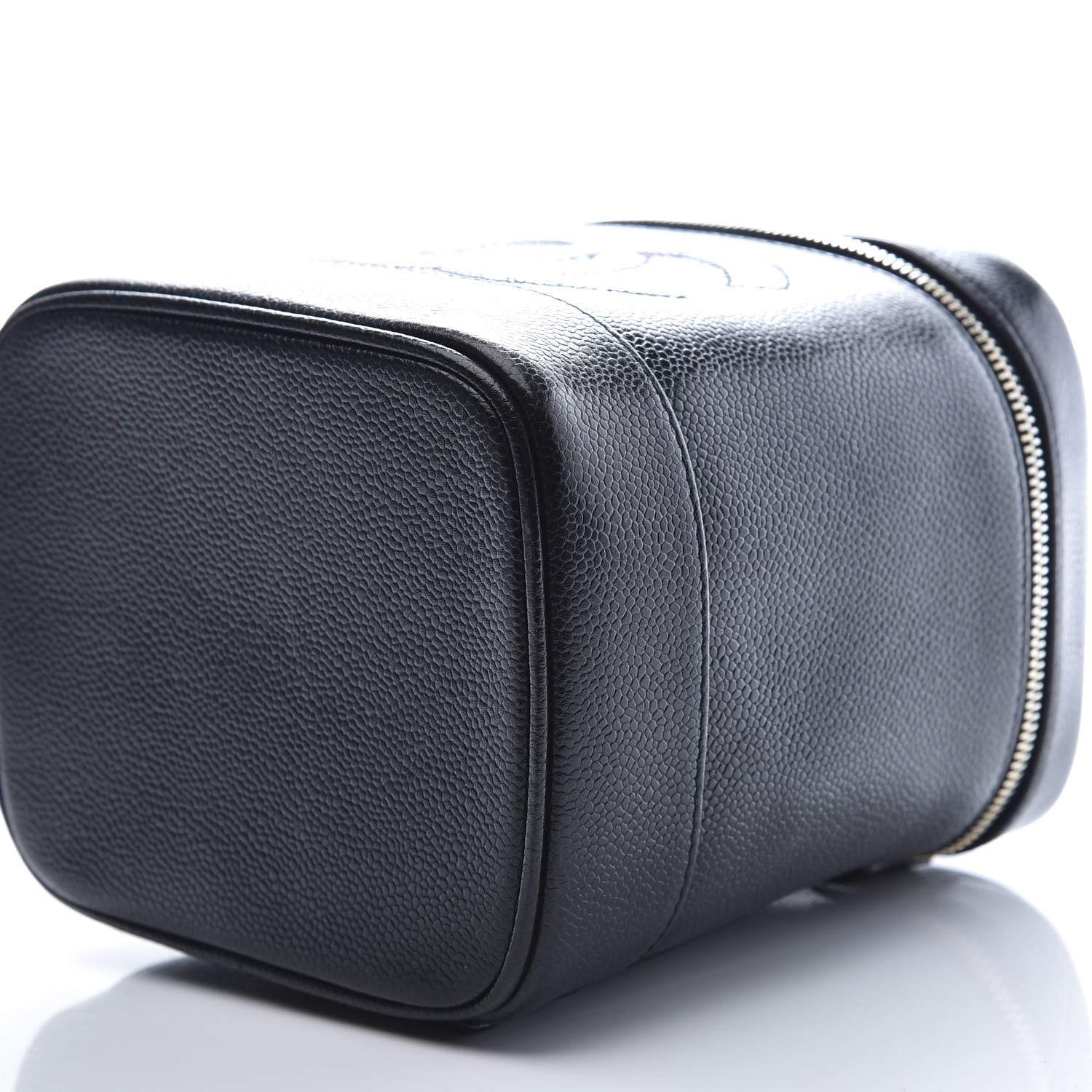 Chanel Caviar Vanity Cosmetic Case Black 10 of 10
