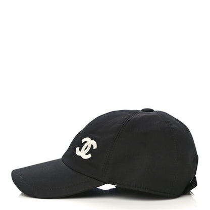 Chanel Cotton CC Cap Hat Black 2 of 6