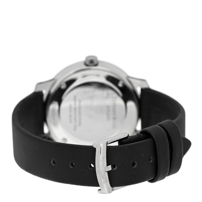 Tiffany Stainless Steel Satin Diamond Bezel 31mm Atlas 2-Hand Quartz Watch Black 3 of 5