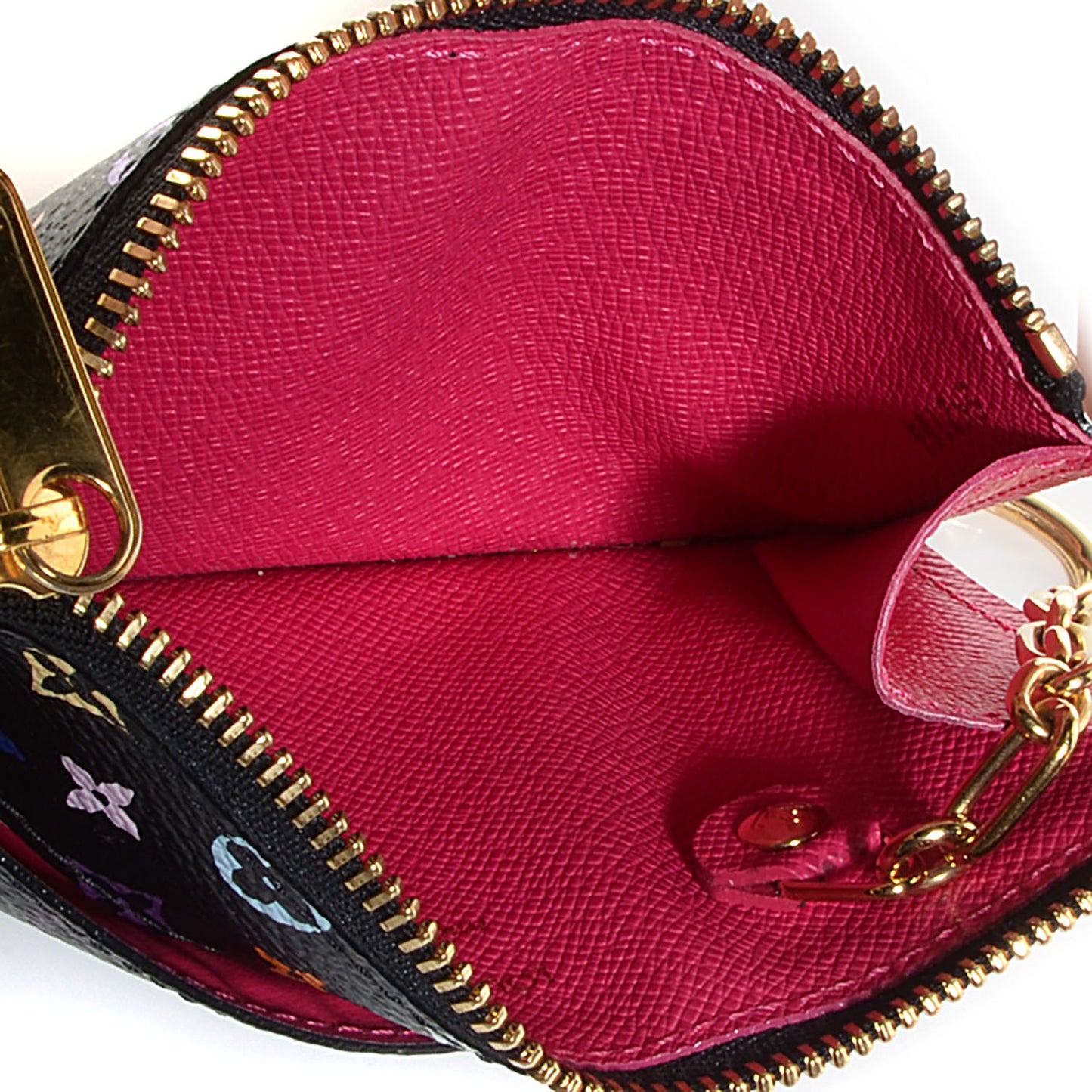 Monogram Multicolor Key Pouch Black Grenade
