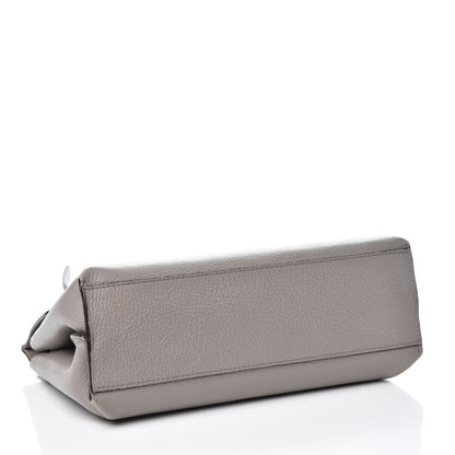 Gucci Cellarius Calfskin Small Bamboo Daily Top Handle Bag Storm Grey 4 of 13