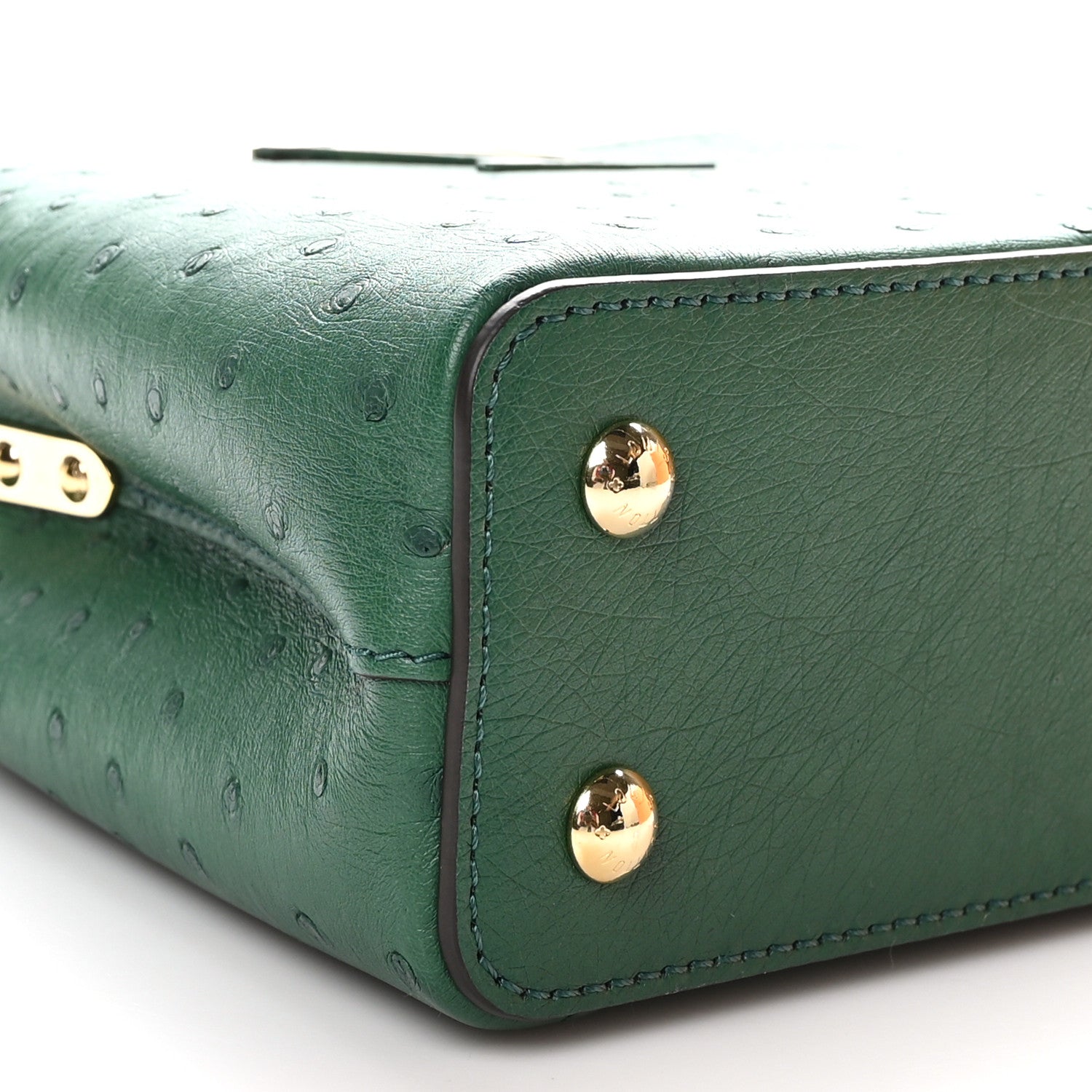 Louis Vuitton Ostrich Capucines Mini Mint 8 of 10