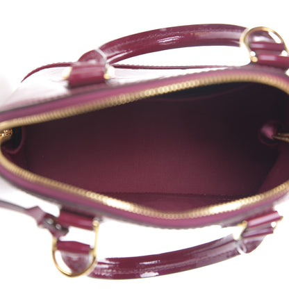 Louis Vuitton Vernis Alma BB Magenta 4 of 10