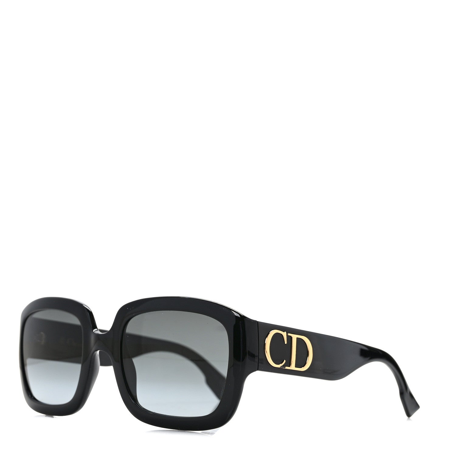 Christian Dior Acetate DDior Square Sunglasses Black 1 of 8