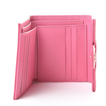 Chanel Caviar Quilted Compact Flap Wallet Pink 5 of 9