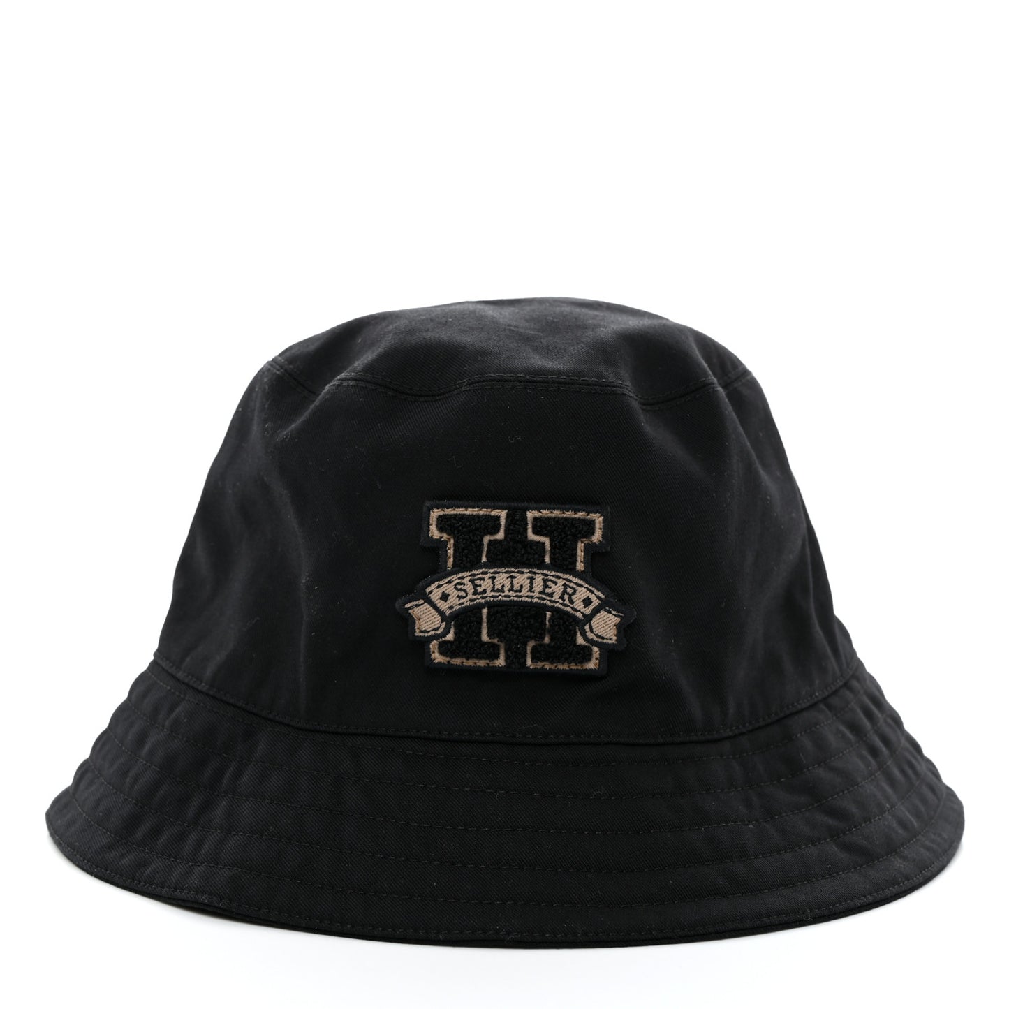 Cotton Harper H Sellier Bucket Hat 58 Black