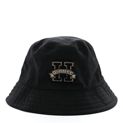 Hermes Cotton Harper H Sellier Bucket Hat 58 Black 3 of 8