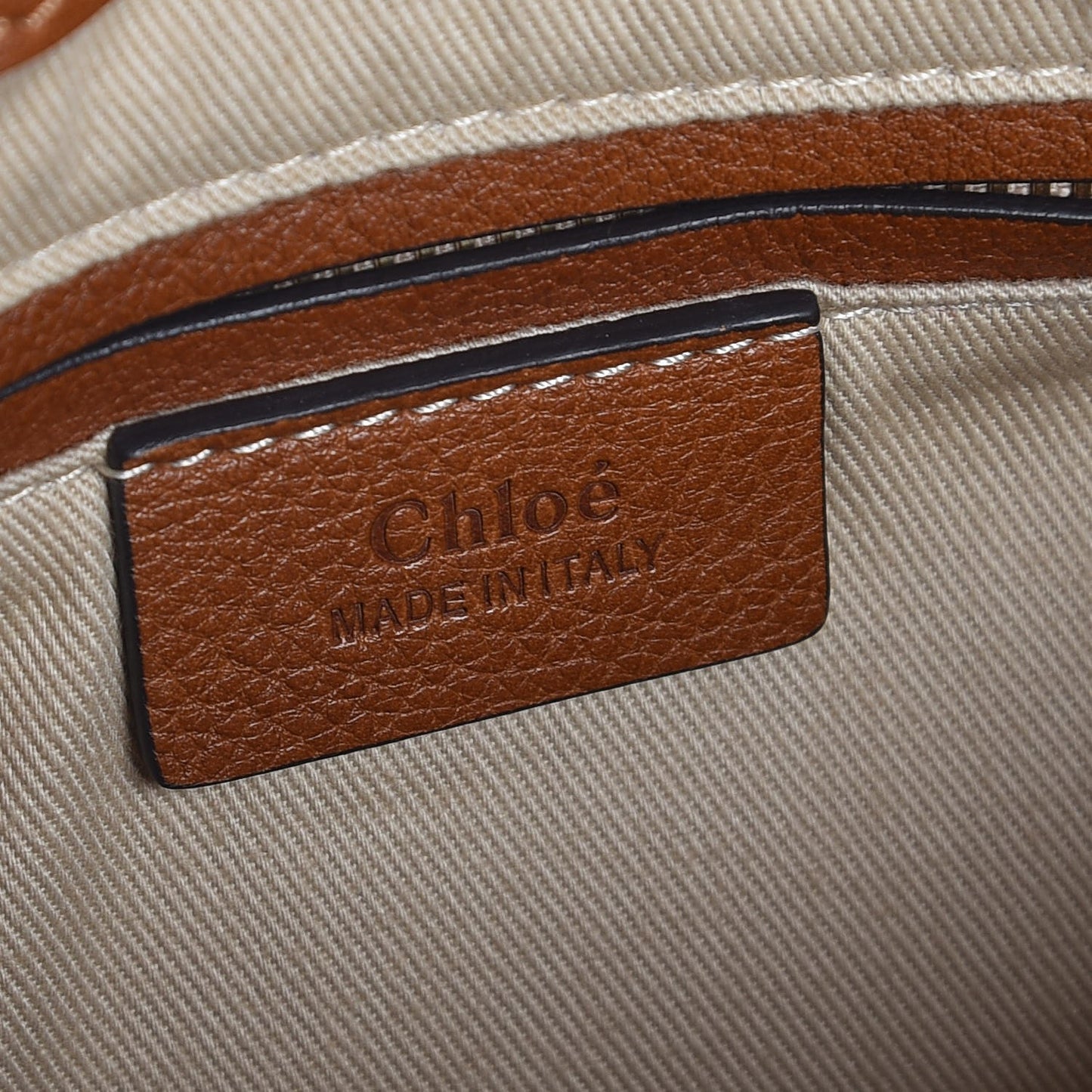 Calfskin Small Owen Flap Bag Caramel
