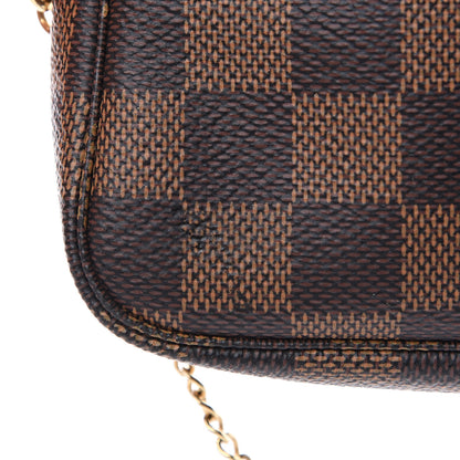 Louis Vuitton Damier Ebene Mini Pochette Accessories 7 of 8