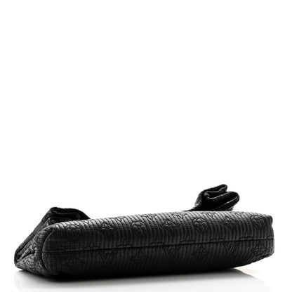 Louis Vuitton Calfskin Quilted Monogram Altair Clutch Black 5 of 11