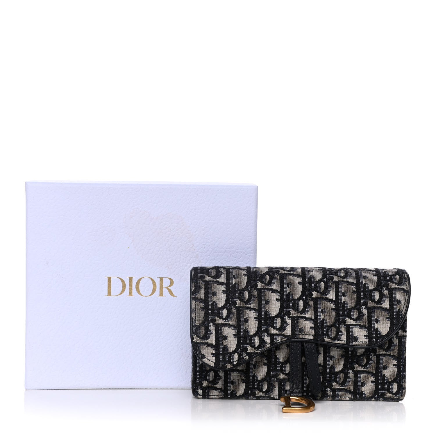 Christian Dior Oblique Saddle Belt Bag Blue 16 of 16