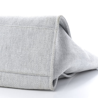 Chanel Canvas Deauville Large Tote Grey 10 of 10