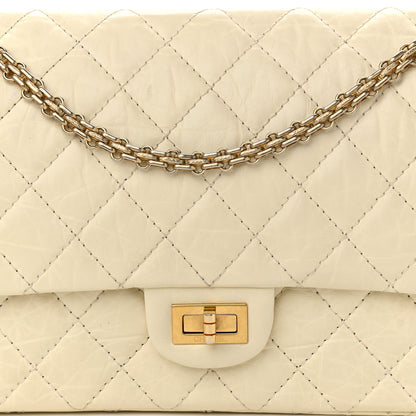 Chanel Aged Calfskin Quilted 2.55 Reissue 226 Flap Ivory 7 of 10