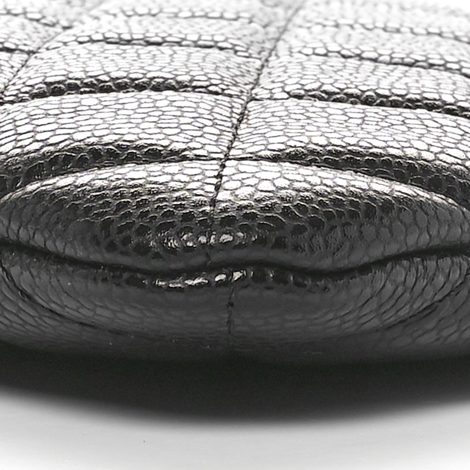Chanel Caviar Quilted Large Cosmetic Case Black 10 of 11