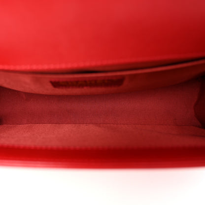 Chanel Lambskin Quilted Medium Boy Flap Red 5 of 10